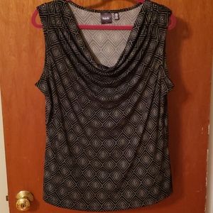 Cowl Neck Tank Top